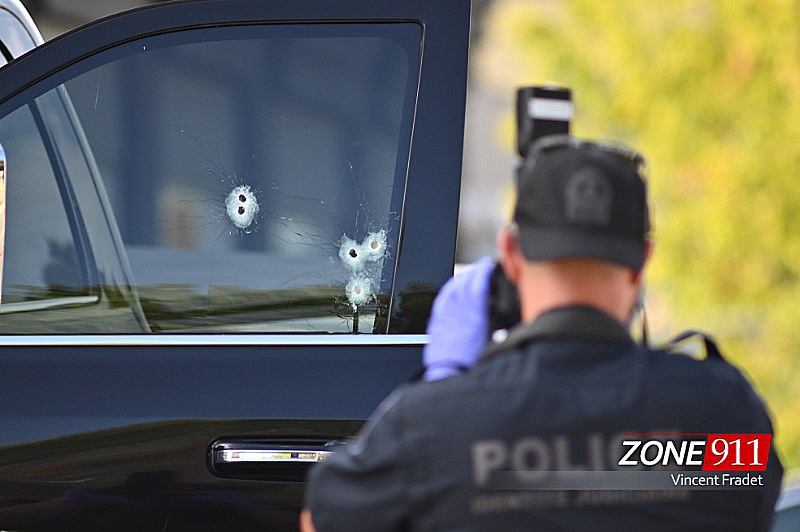 Trois arrestations suite à une tentative de meurtre survenue à Québec (coups de feu tirés sur une camionnette)