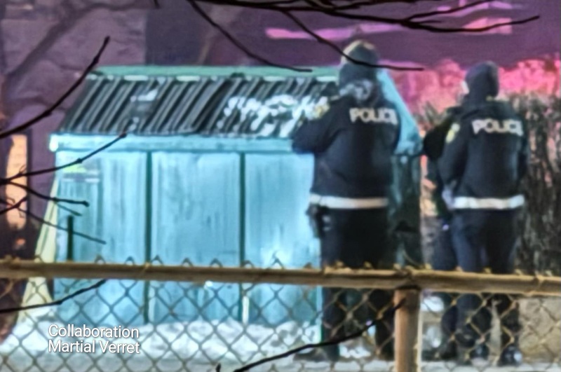 Opération policière dans le secteur Duberger-Les-Saules à Québec 