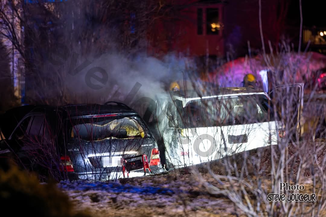 Incendie criminel sur deux véhicules dans le secteur de La Haute-Saint-Charles
