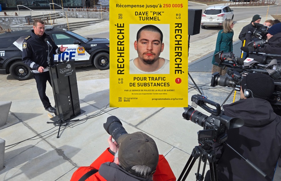 La police de Québec confirme officiellement l'arrestation de Dave Turmel en Italie 
