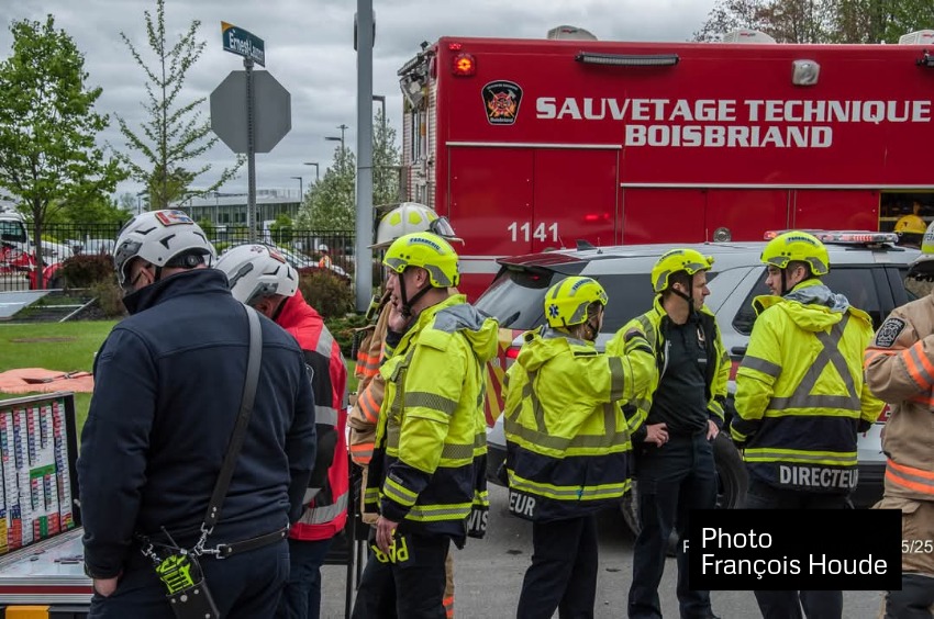 Grave accident sur un chantier de construction - Effondrement d’un mur de soutènement à Blainville : un décès confirmé