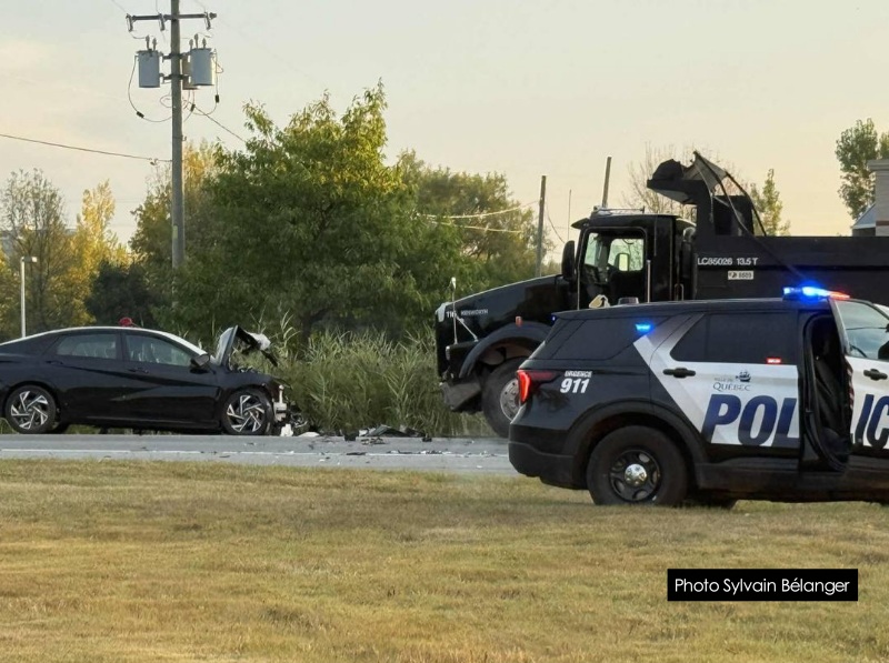 Accident - Collision frontale le boulevard Pierre-Bertrand fermé à la circulation 