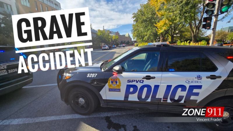 Un accident entre une moto et un camion lourd à Québec a fait un décès 
