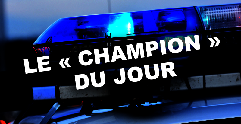 Le «champion du jour» Il dépasse les policiers de la SQ à 200km/h 