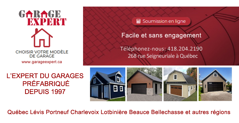 Besoin d'un garage ? de poutrelles ou fermes de toiture ? Commandez dès aujourd'hui!